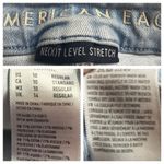 American Eagle  Skinny Jean Mid Rise Light Wash Next Level Stretch Women Size 10 Photo 4