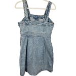Arizona Jeans Vintage Button Up Denim Bodycon Sleeveless Mini Dress Size Medium Photo 6