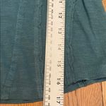Anthropologie  Pilcro Cotton Seamed L/S Top Green Teal SMALL Photo 5