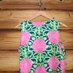Lilly Pulitzer Silk Top Blue Size 4 Photo 5