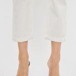 Kancan Irelia Ultra High Rise Mom Jeans White NWT Size Large Photo 6