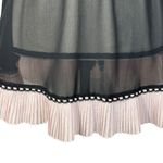 Seductive Wear by Cinema Etoile Large Babydoll Nightie Lingerie Sheer Pleated Black Photo 2