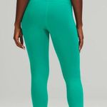 Lululemon NWOT  Wunder Train High-Rise Crop 23" Sz
10, Maldives Green $88 MSRP Photo 6