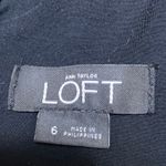 Ann Taylor LOFT Black Floral Lace Sleeveless Tapered Leg Tank Jumpsuit Size 6 Photo 4