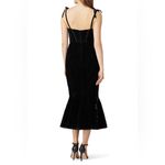 Monique Lhuillier ML‎  Velvet Lace Midi Dress 2 Photo 2