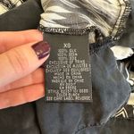 Bebe Silk Kimono Dolman Sleeve Blouse Womens Size XS Black White Y2K Photo 5