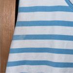 LAKE Pajamas pima cotton tank top striped sky scoop long line sleeveless top Blue Size L Photo 5