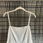 Reformation East Square Neck Open Back Tiered Maxi Dress Photo 4