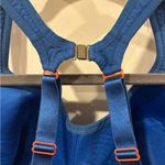 Panache  Womens Medium Control Wire-Free Racerback Sports Bra Retro Blue size 38F Photo 4