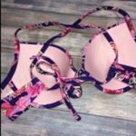 Shade & Shore  Floral Push Up Bikini Top •38B •New Without Tag Photo 2