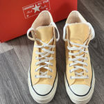 Converse  High-Top Sneakers in Yellow Size 9W Photo 0