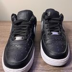 Nike  Air Force 1 FM Customized Black Light Blue and White Sneakers Very Clean Photo 1