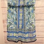 London Times NWOT Women's Sz 10  Halter Neck Boho Blue/Green Summer Paisley Dress Photo 4