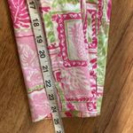 Island Republic Funky Pink Hawaiian Print Cropped Pants Sz 8 Cotton Stretch Photo 13
