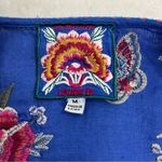 Johnny Was  women’s medium Florence Tunic Dress/top embroidery 100% linen Photo 7