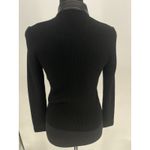 One Girl Who Like White And Black Leather Ribbed‎ Stretch Jacket Women's Small S Size 4 Photo 7