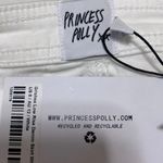 Princess Polly NEW  Grishea Low Rise White A Line Mini Cargo Denim Jean Skirt 8 Photo 4