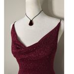 City Triangles Vtg 90s Y2K Sparkle Scoop Midi Dress Size S Fairy Whimsygoth Photo 2