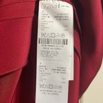 NWT O'2nd Merlot Berry Red Silk Blouse Size 0 Photo 5