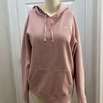 Champion Size Small Pink Acid Wash Hoodie White Logo Women's Pullover Sweater Photo 6