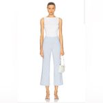 STAUD  Knack Pants Sky Micro Check Baby Blue Gingham S Photo 3