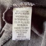 Kori  Elegant Gray Heathered Lace Trim Top Photo 8