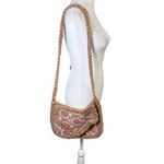 VTG 70s Boho Floral Tapestry Woven Canvas Purse Hong Kong JCPenney Cottagecore Photo 5