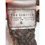 The Limited  SKU 7891 Womens Genuine Leather Braided Belt With Brass Buckle Size Photo 2