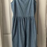 J.Crew 100% cotton denim mini dress, women size small Photo 2