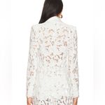 Nadine Merabi Velvet Lace Blazer White Size 12 Photo 1