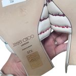 Jimmy Choo New White Themis Quilted Mules with Elegant Design 7.5 Photo 6