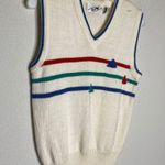 Vintage SIM‎ Sweater Vest Red Size L Photo 1