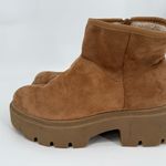No Boundaries  Brown Suede Ankle Boots Photo 2