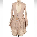 One Teaspoon London Boys Long Sleeve Romper Beige Tan Size Medium M NWT Photo 3