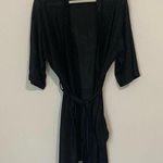 Frederick's of Hollywood  Black Shimmery Robe Photo 0