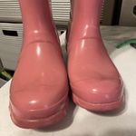 Hunter Women's Tall Rubber Rain Boots Pink Size 6 Photo 3