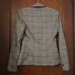 ZARA NWT  Grey Plaid One Button Blazer Size 2 Photo 3