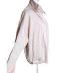 Aerie  woman’s oversized sweatshirt raw bottom hem size small Photo 3