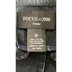 Focus 2000 Women's Petite Denim Jacket Blue Size 6P‎ Casual 3/4 Sleeve Photo 4
