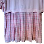 Fantastic Fawn  Top Dress Pinks Oversized Pleated Cotton Lining Boho Fairy SZ M Photo 4