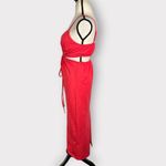 Walter Baker Red Rivka Cutout Midi Dress Women's Size Small NWT Photo 2