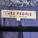 Free People Ethereal Romantic Cottage Eyelet Lace Anissa Bed Jacket Blue Large Photo 14