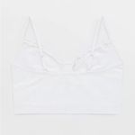 Aerie White Superchill Seamless Lace Trim Corset Tank Top Bralette - size XL Photo 8