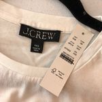 J.Crew  Womens Puff Sleeve Crewneck T-Shirt Long Sleeve White XXS Photo 3