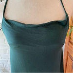 American Eagle  soft and sexy spaghetti straps crop top olive green size … Photo 4