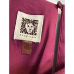 Anne Klein AK Burgandy Red Swing Dress Hi-Low Midi Maxi Sleeveless Lined Crew 14 Photo 6