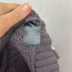 Moth Anthropologie chunky knit cowl neck oversized sweater size medium Gray Photo 7