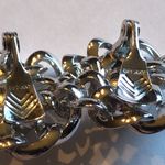 Sperry  Brand Elegant Vintage Silver Tone Boho Floral Earrings Photo 4