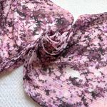 Ann Taylor NWOT 100% Wool Scarf Wrap Shawl 78"x25" Purple Abstract Luxury Money Photo 2