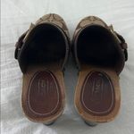 Coach Wooden Clogs Size 7 Photo 6